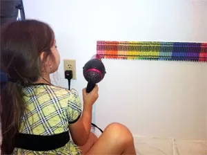Melted Crayon Art Instructions