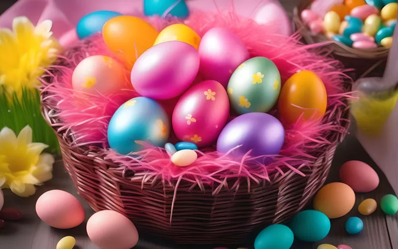 How to get Bright Easter Eggs