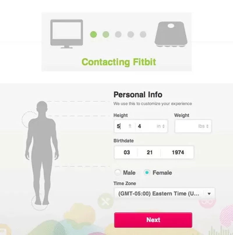 Connecting Fitbit to Scale