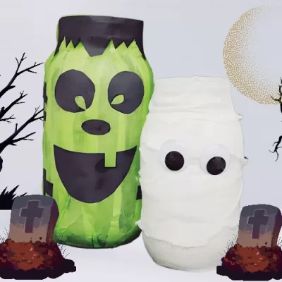 Mason Jar Halloween Craft