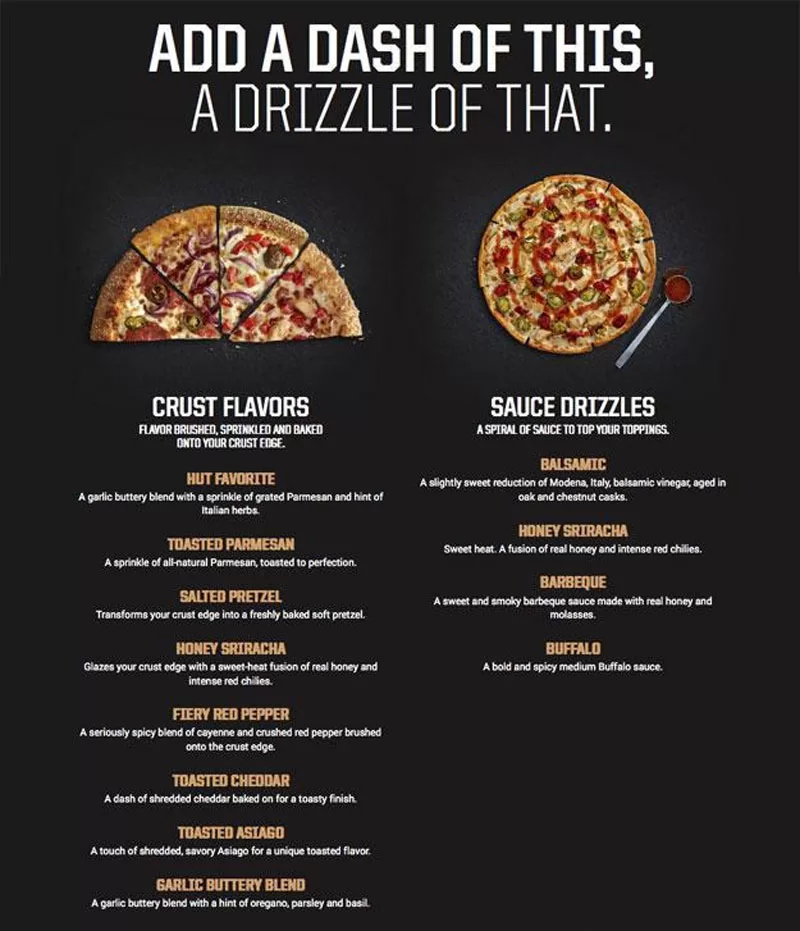 Pizza Hut Crust Flavors