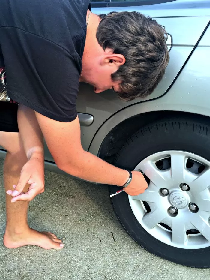 Safety Tips for Teen Drivers Check Tire Pressure