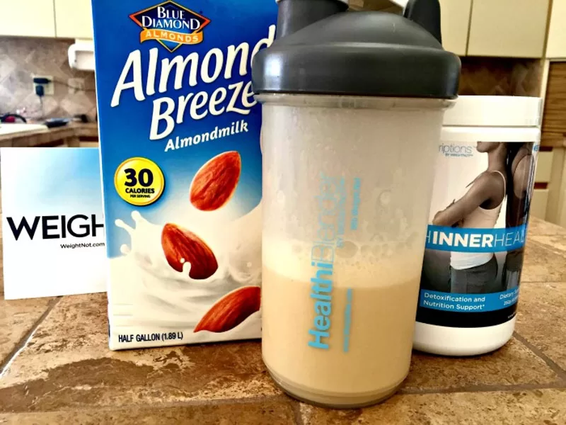 Weighfast with Almond Milk