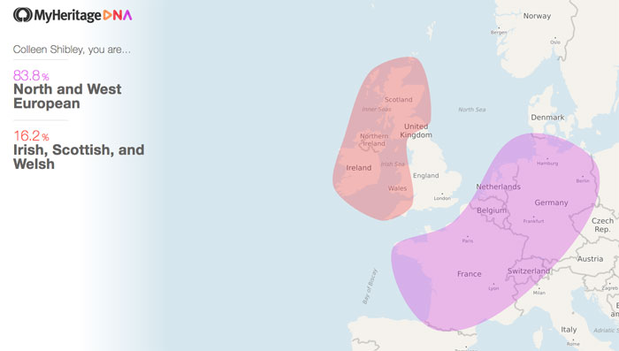 Myheritage DNA Results