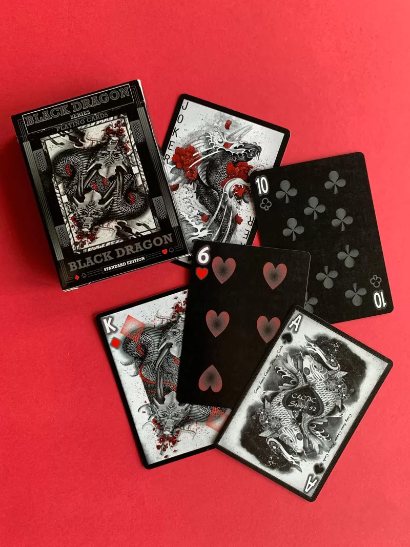 dragon playing cards