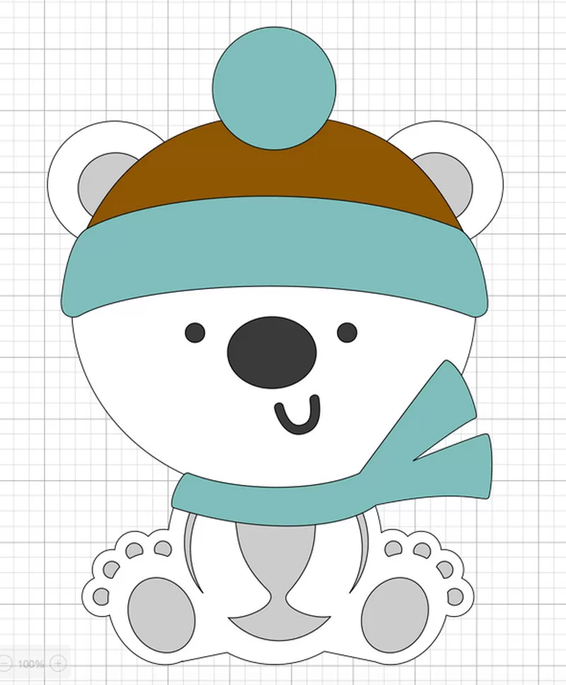 polar bear cricut design
